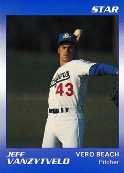 1990 Star Vero Beach Dodgers #26 Jeff Vanzytveld Front