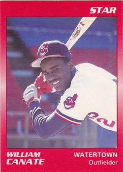1990 Star Watertown Indians #2 William Canate Front