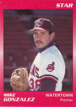 1990 Star Watertown Indians #10 Mike Gonzales Front