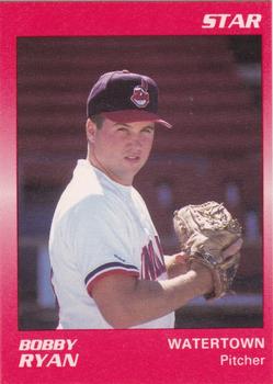 1990 Star Watertown Indians #18 Bobby Ryan Front