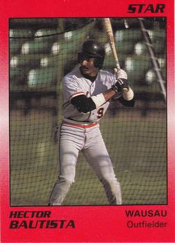 1990 Star Wausau Timbers #2 Hector Bautista Front