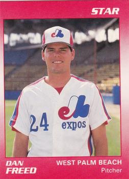1990 Star West Palm Beach Expos #8 Dan Freed Front