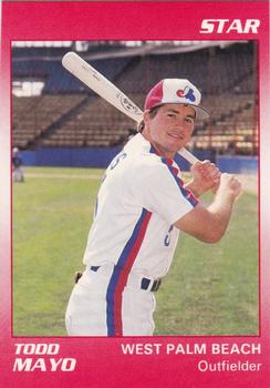 1990 Star West Palm Beach Expos #15 Todd Mayo Front