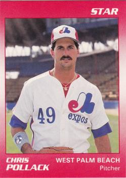 1990 Star West Palm Beach Expos #18 Chris Pollack Front