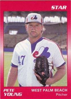 1990 Star West Palm Beach Expos #28 Pete Young Front