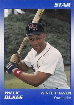 1990 Star Winter Haven Red Sox #7 Willie Dukes Front