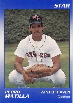 1990 Star Winter Haven Red Sox #14 Pedro Matilla Front