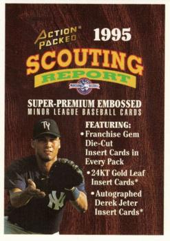 1995 Action Packed #NNO Scouting Report Promo Front
