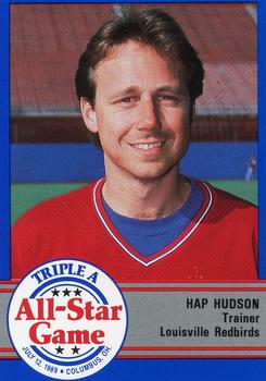 1989 ProCards Triple A All-Stars #AAA12 Hap Hudson Front