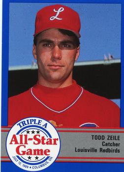 1989 ProCards Triple A All-Stars #AAA14 Todd Zeile Front