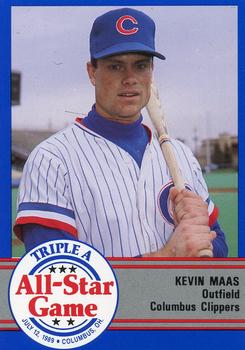1989 ProCards Triple A All-Stars #AAA18 Kevin Maas Front