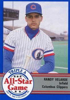 1989 ProCards Triple A All-Stars #AAA19 Randy Velarde Front