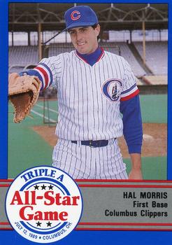 1989 ProCards Triple A All-Stars #AAA20 Hal Morris Front