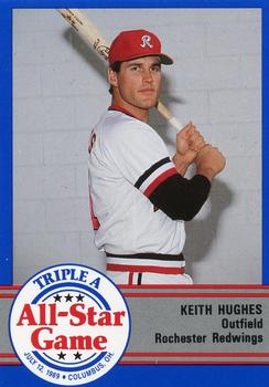 1989 ProCards Triple A All-Stars #AAA23 Keith Hughes Front