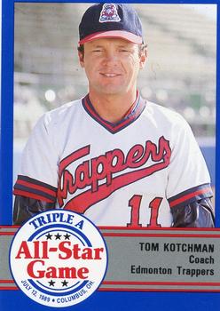 1989 ProCards Triple A All-Stars #AAA28 Tom Kotchman Front