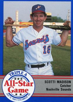 1989 ProCards Triple A All-Stars #AAA2 Scotti Madison Front