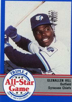 1989 ProCards Triple A All-Stars #AAA31 Glenallen Hill Front