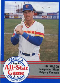 1989 ProCards Triple A All-Stars #AAA32 Jim Wilson Front