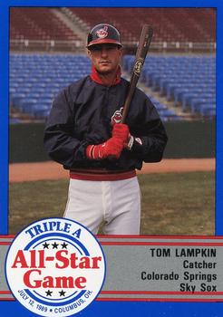1989 ProCards Triple A All-Stars #AAA35 Tom Lampkin Front