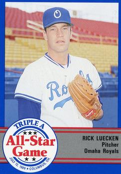 1989 ProCards Triple A All-Stars #AAA38 Rick Luecken Front