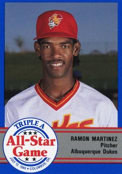 1989 ProCards Triple A All-Stars #AAA47 Ramon Martinez Front