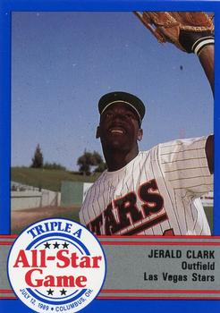 1989 ProCards Triple A All-Stars #AAA49 Jerald Clark Front