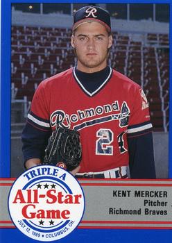 1989 ProCards Triple A All-Stars #AAA5 Kent Mercker Front