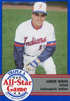 1989 ProCards Triple A All-Stars #AAA8 Junior Noboa Front