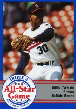 1989 ProCards Triple A All-Stars #AAA9 Dorn Taylor Front