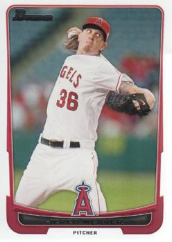 2012 Bowman #3 Jered Weaver Front