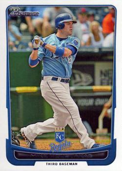 2012 Bowman #103 Mike Moustakas Front
