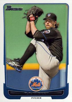 2012 Bowman #160 R.A. Dickey Front