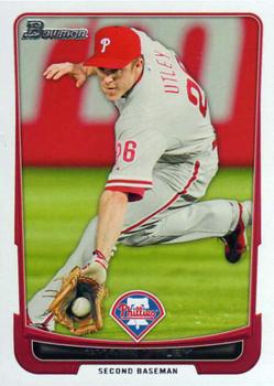 2012 Bowman #184 Chase Utley Front