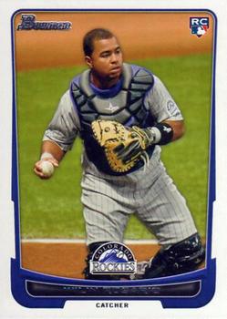 2012 Bowman #218 Wilin Rosario Front