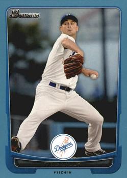 2012 Bowman - Blue #56 Ted Lilly Front