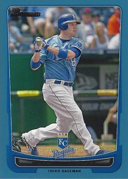 2012 Bowman - Blue #103 Mike Moustakas Front
