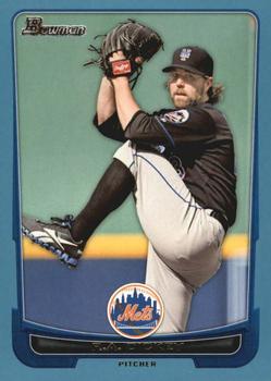 2012 Bowman - Blue #160 R.A. Dickey Front