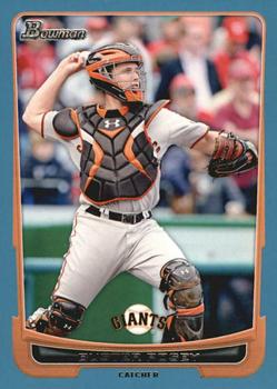 2012 Bowman - Blue #163 Buster Posey Front
