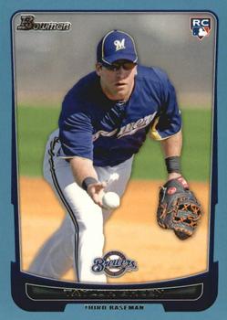 2012 Bowman - Blue #199 Taylor Green Front