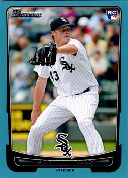 2012 Bowman - Blue #220 Addison Reed Front