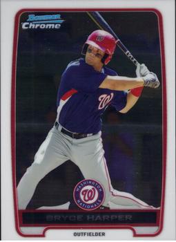 2012 Bowman - Chrome Prospects #BCP10 Bryce Harper Front