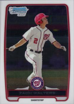 2012 Bowman - Chrome Prospects #BCP41 Zach Walters Front