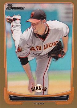 2012 Bowman - Gold #142 Ryan Vogelsong Front