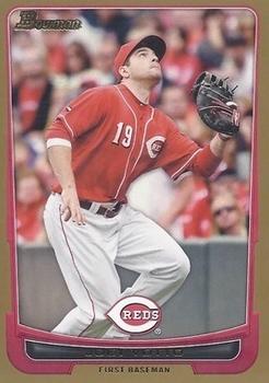 2012 Bowman - Gold #82 Joey Votto Front