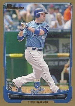 2012 Bowman - Gold #103 Mike Moustakas Front
