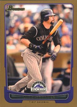 2012 Bowman - Gold #123 Todd Helton Front