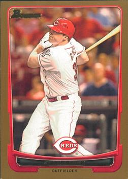 2012 Bowman - Gold #188 Jay Bruce Front