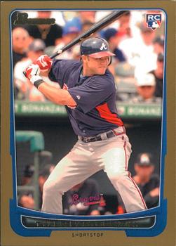 2012 Bowman - Gold #202 Tyler Pastornicky Front