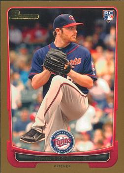 2012 Bowman - Gold #208 Liam Hendriks Front