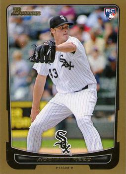 2012 Bowman - Gold #220 Addison Reed Front